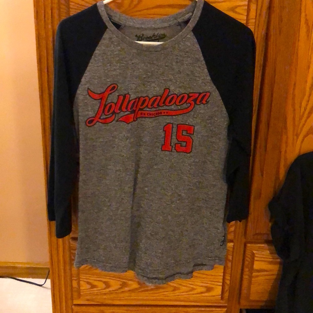 Lollapalooza 2015 baseball tee